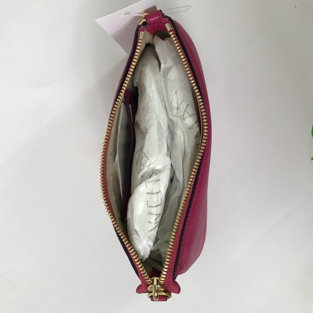 New Stuart Weitzman Eastside Wristlet Clutch Pink - Picture 6 of 7
